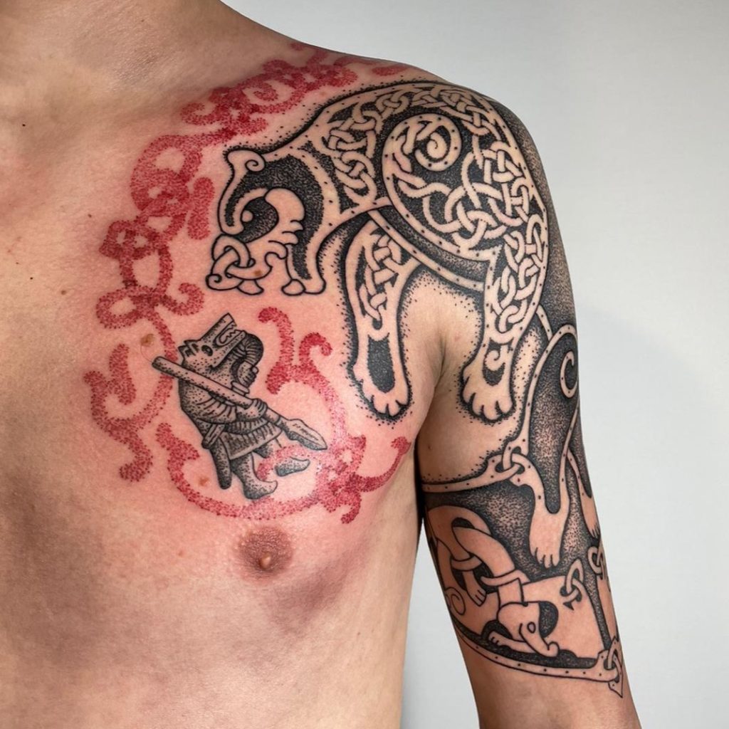 viking bear tattoo